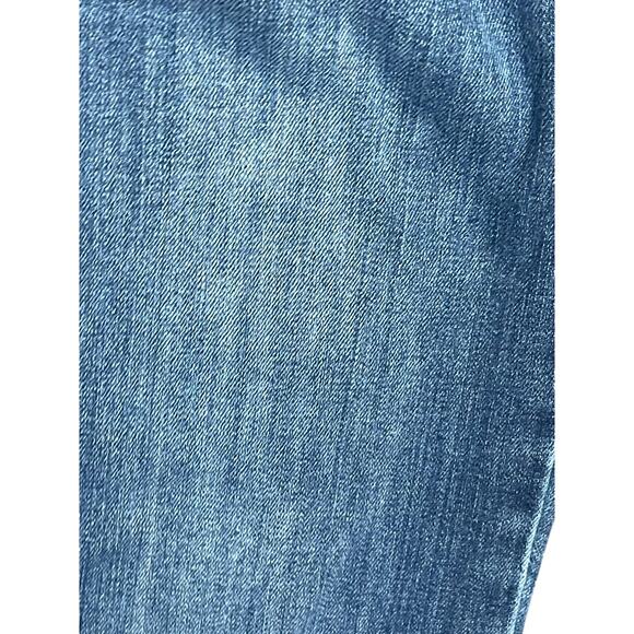 Mossimo Low Rise Bootcut Flare Y2K Jeans Sz 8 32x33 Long Stretch Dark Comfort - Picture 6 of 7